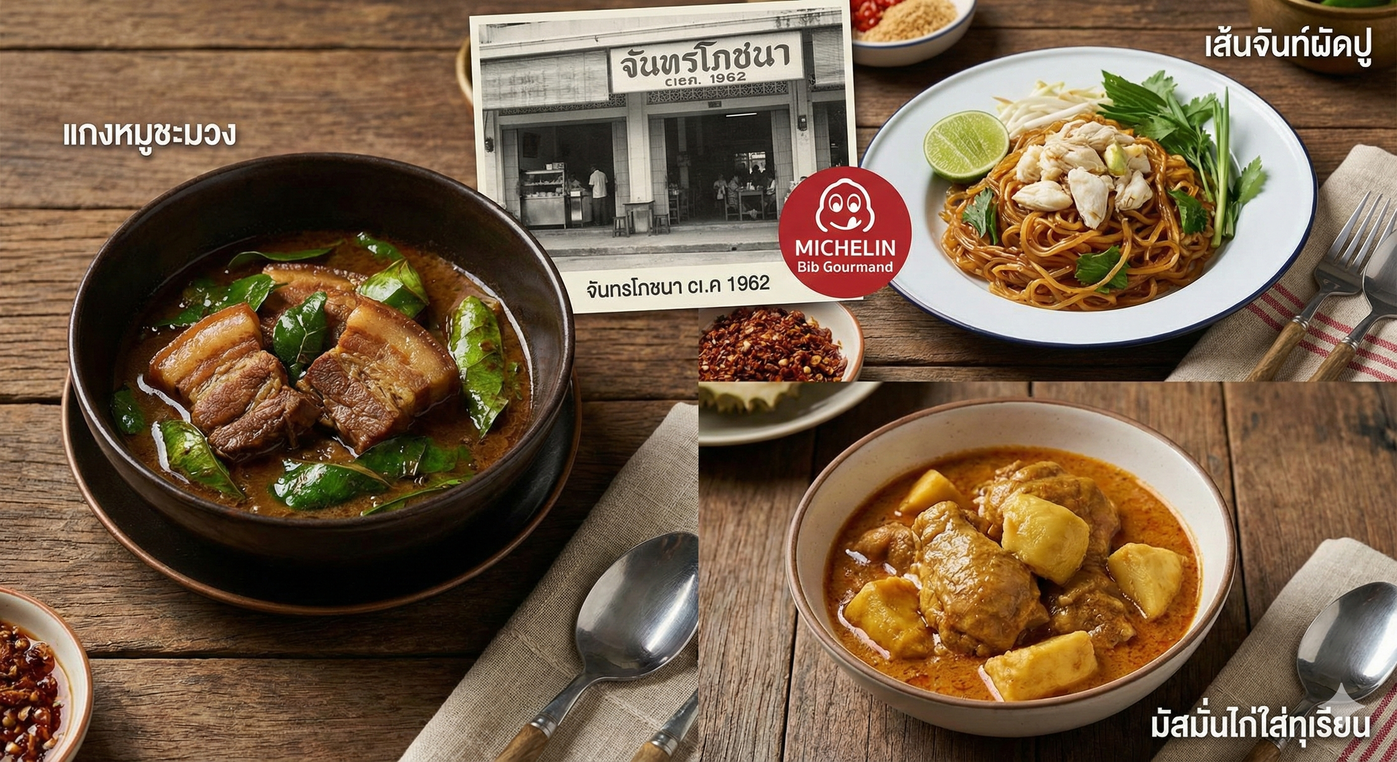 แกงหมูชะมวง ร้านจันทรโภชนา อาหารพื้นเมืองจันทบุรี