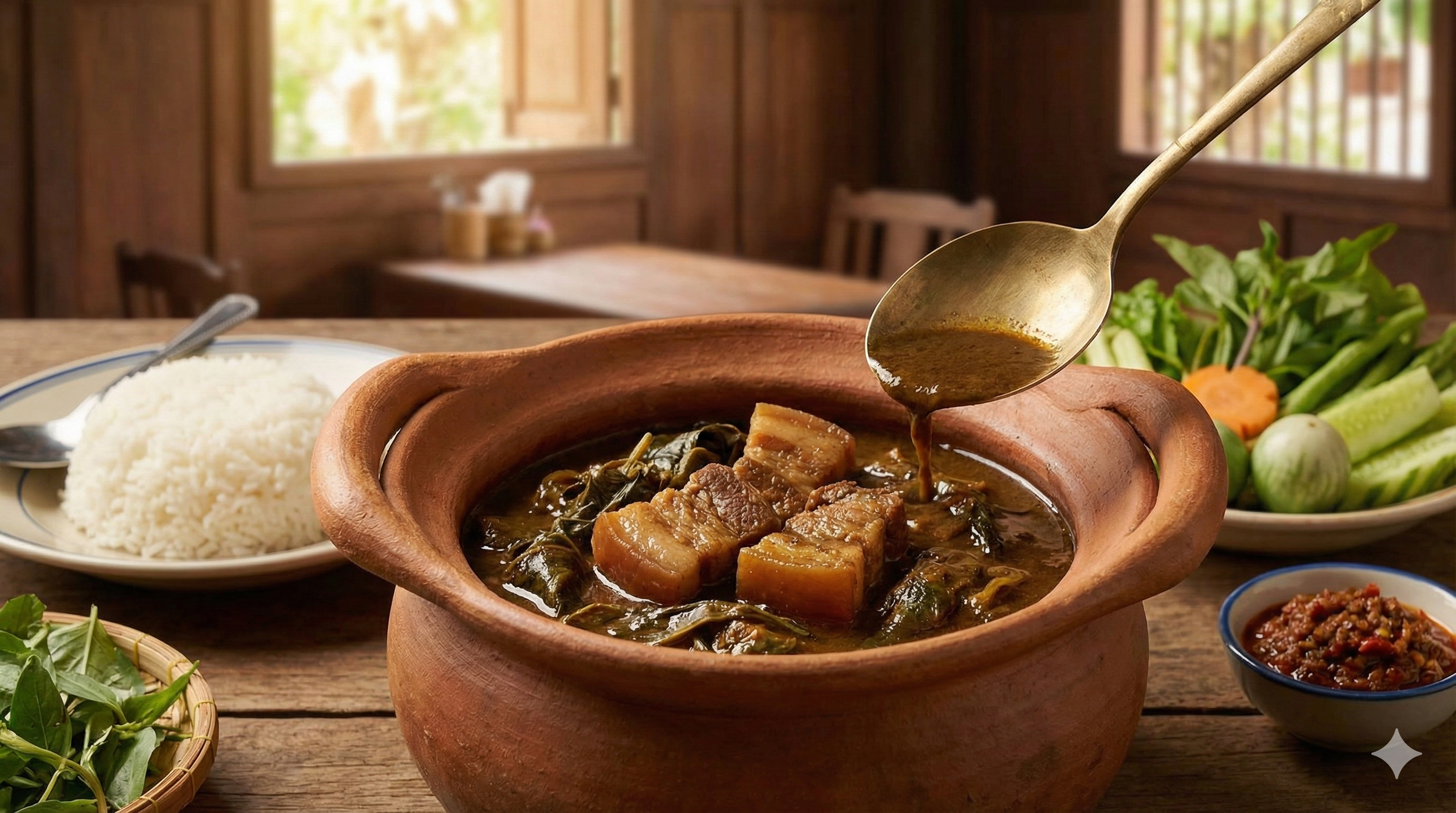 แกงหมูชะมวง อาหารพื้นเมืองระยอง