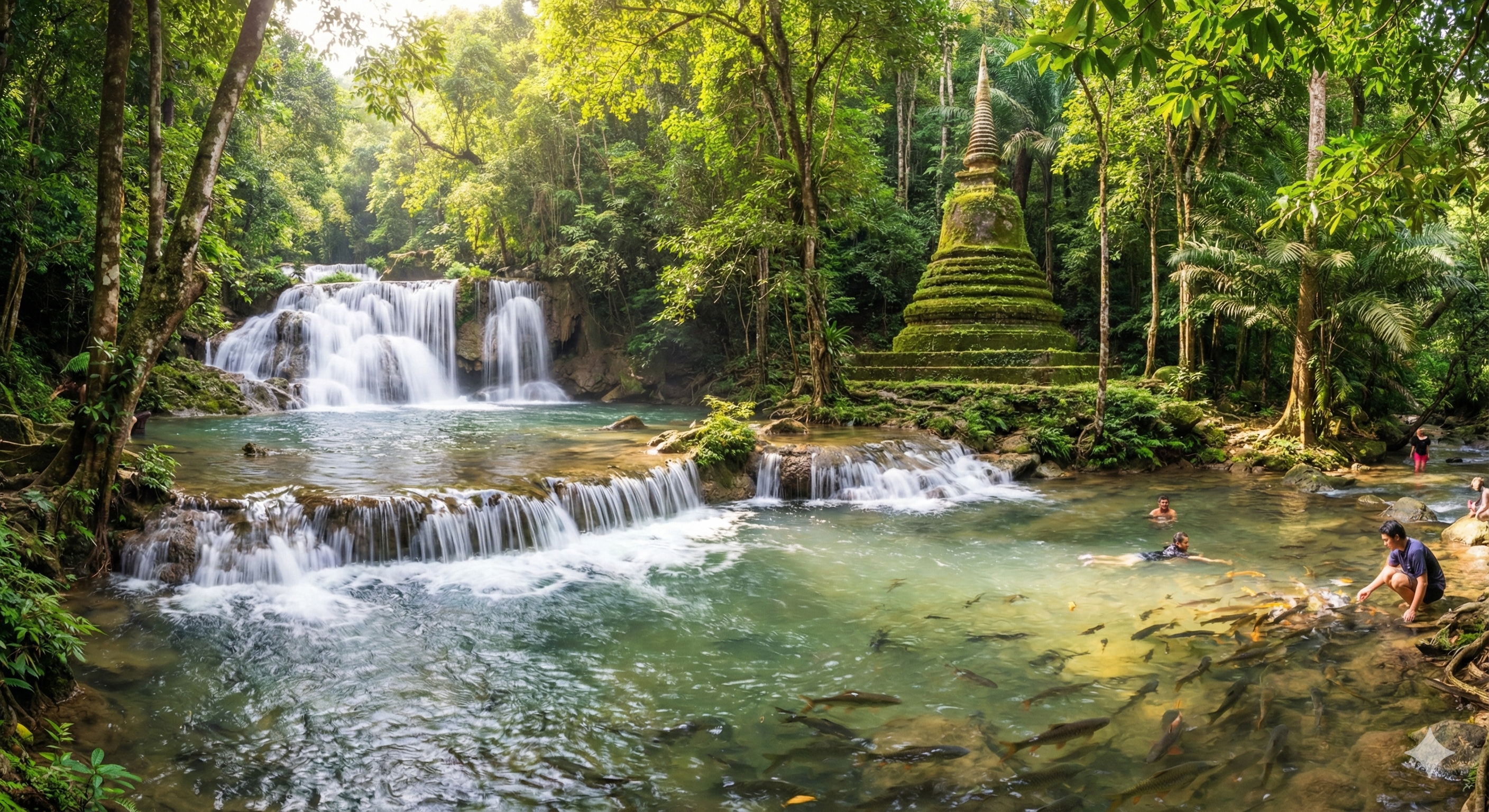 น้ำตกพลิ้ว จันทบุรี ปลาพลวงหิน